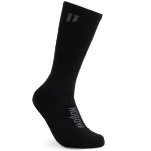 Hollow Unisex Black Performance Alpaca Crew Socks Size M 10.5-13 W 10.5-12 NWT